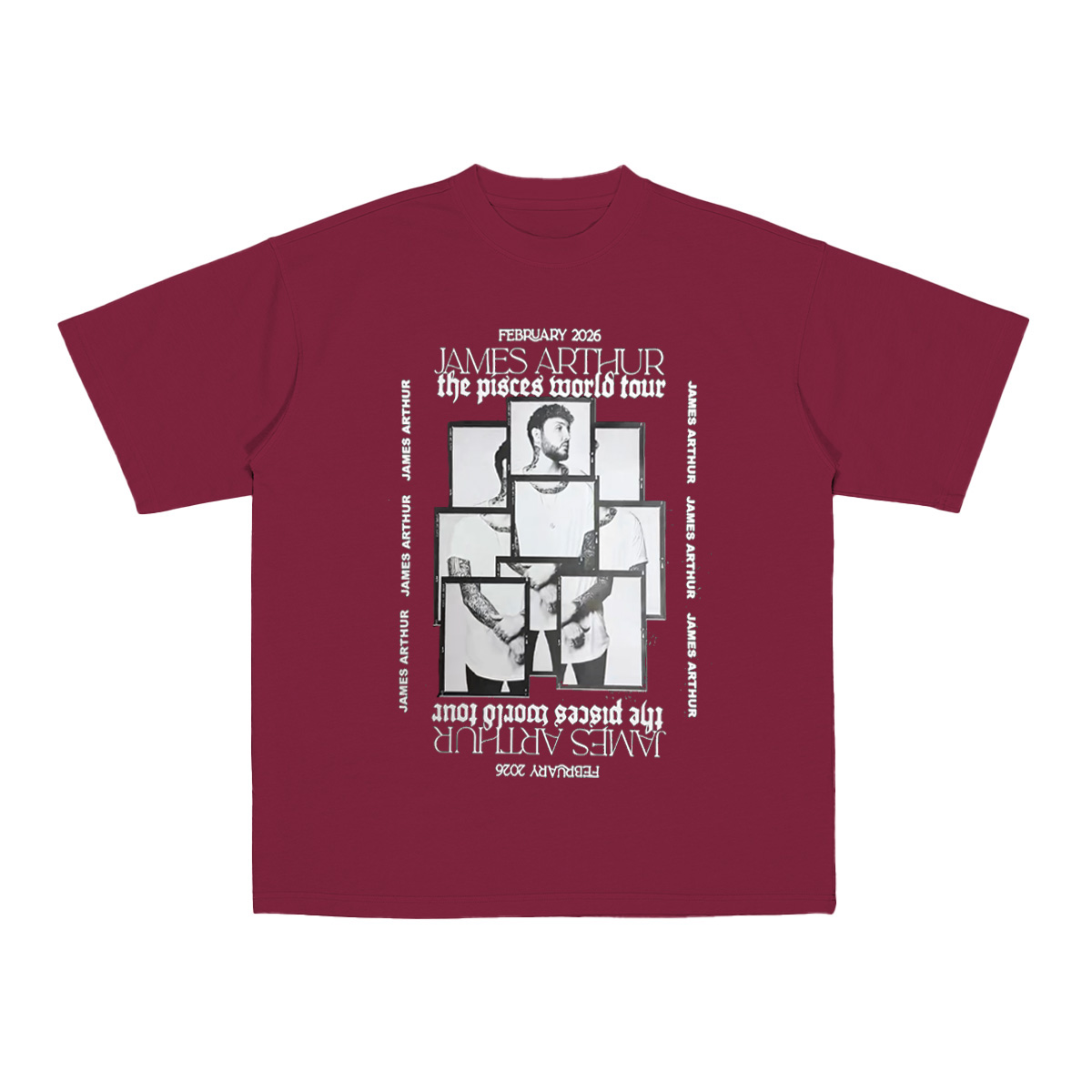 The Pisces World Tour James Arthur Cotton Unisex T-shirt