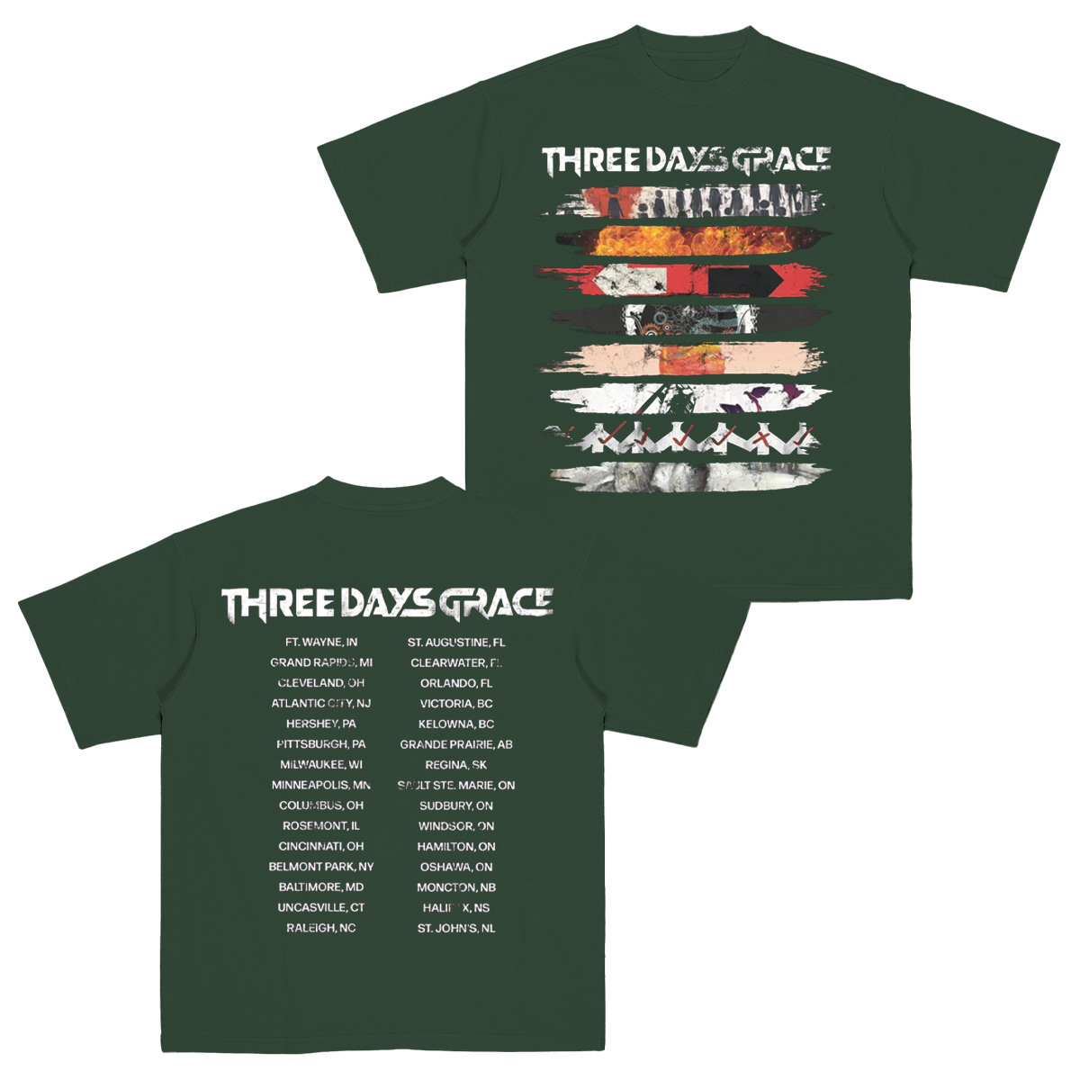 Three Days Grace Cotton Unisex T-shirt