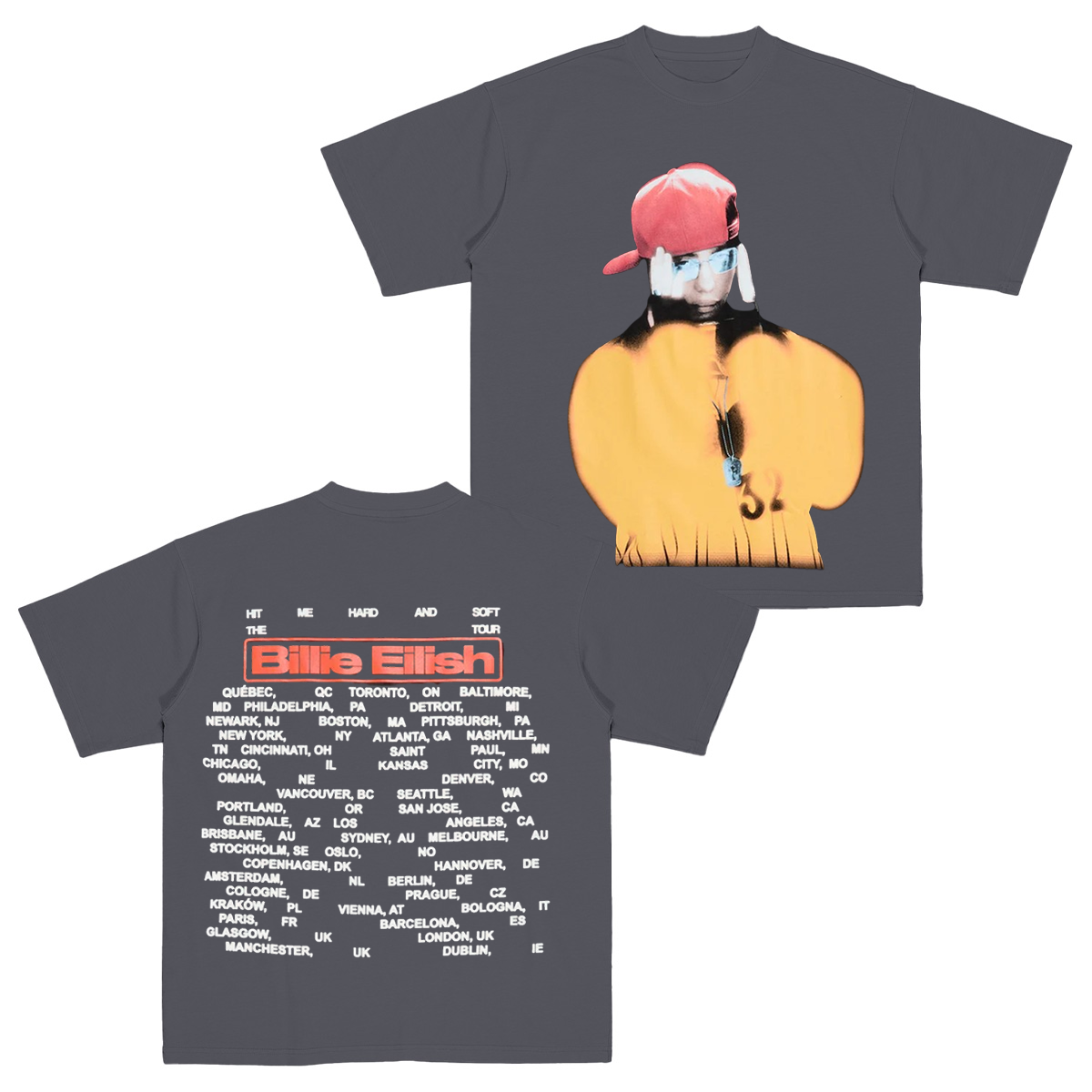 Billie Eilish Tour Cotton Unisex T-shirt