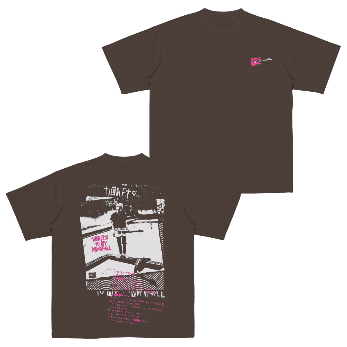 Machine Gun Kelly Tickets To My Downfall Track Listing Cotton Unisex T-shirt