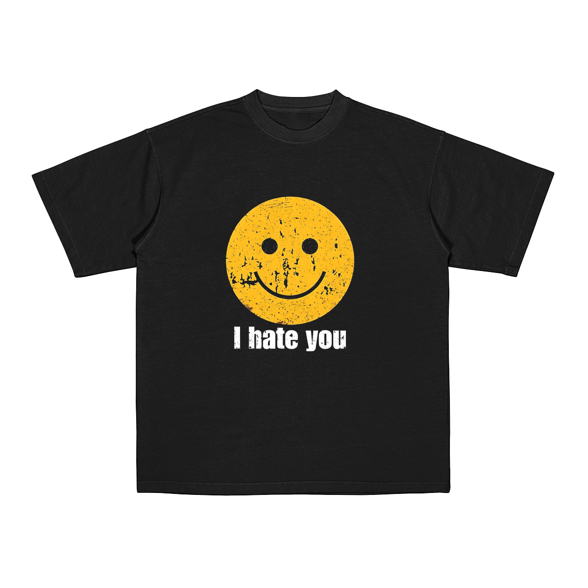 Smiley I Hate You - Funny Harry Meme Cotton Unisex T-shirt