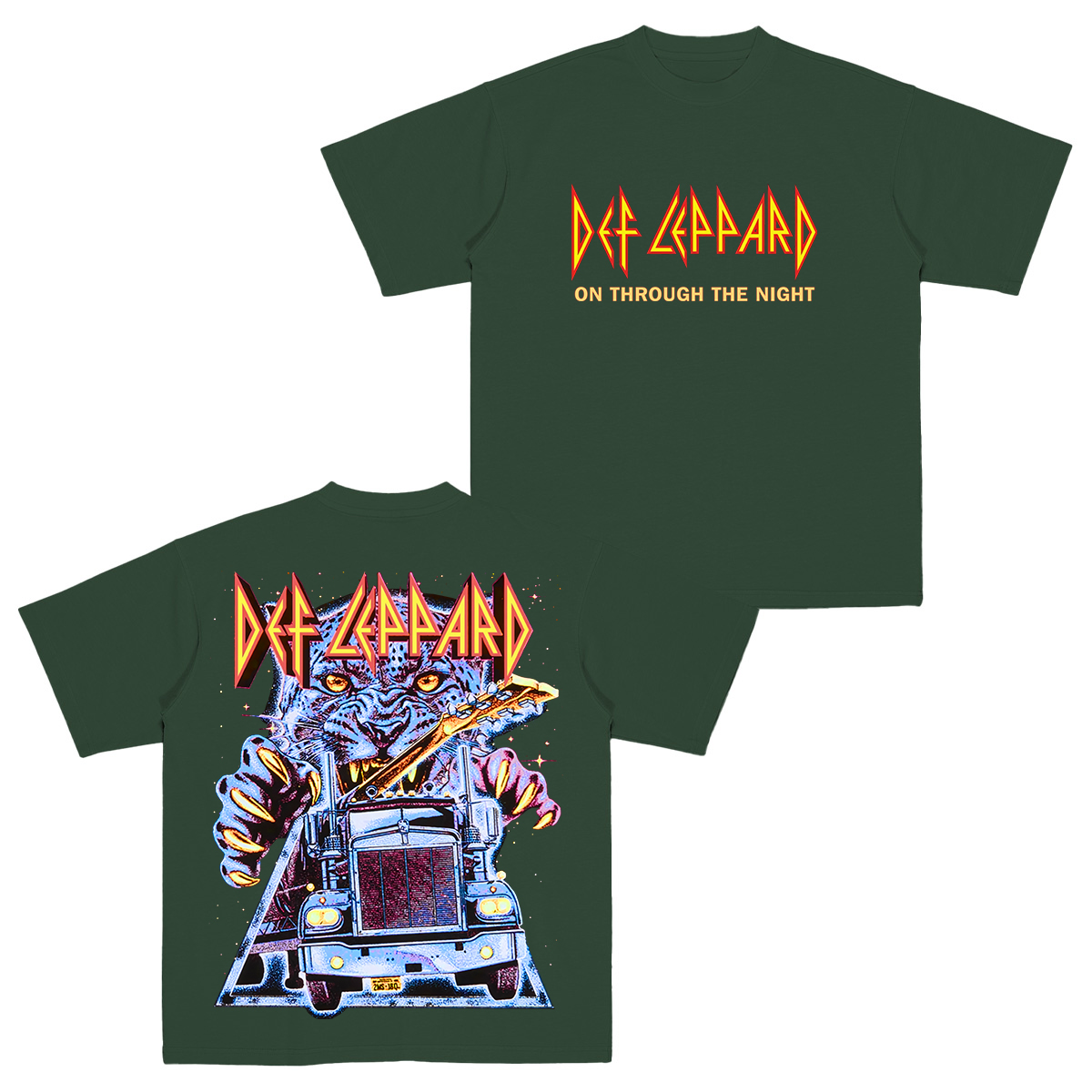 Vintage romance meets arena rock power. Def Leppard Cotton Unisex T-shirt
