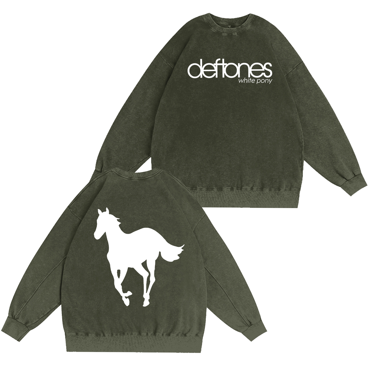 Unisex Washed Crewneck Sweatshirt