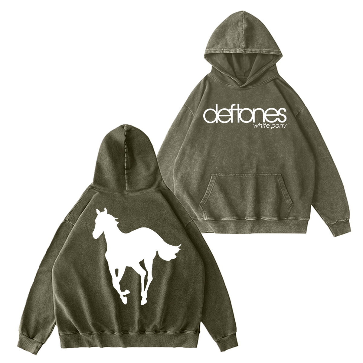Deftones Washed Unisex Hoodie
