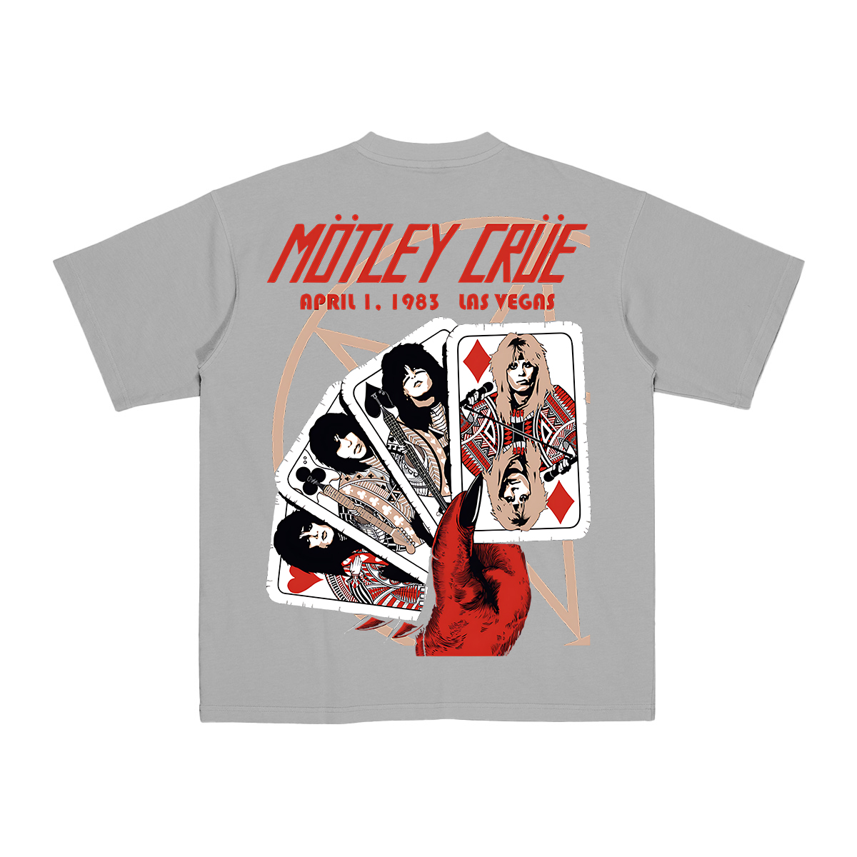 Motley Crue Vintage Cotton Unisex T-shirt