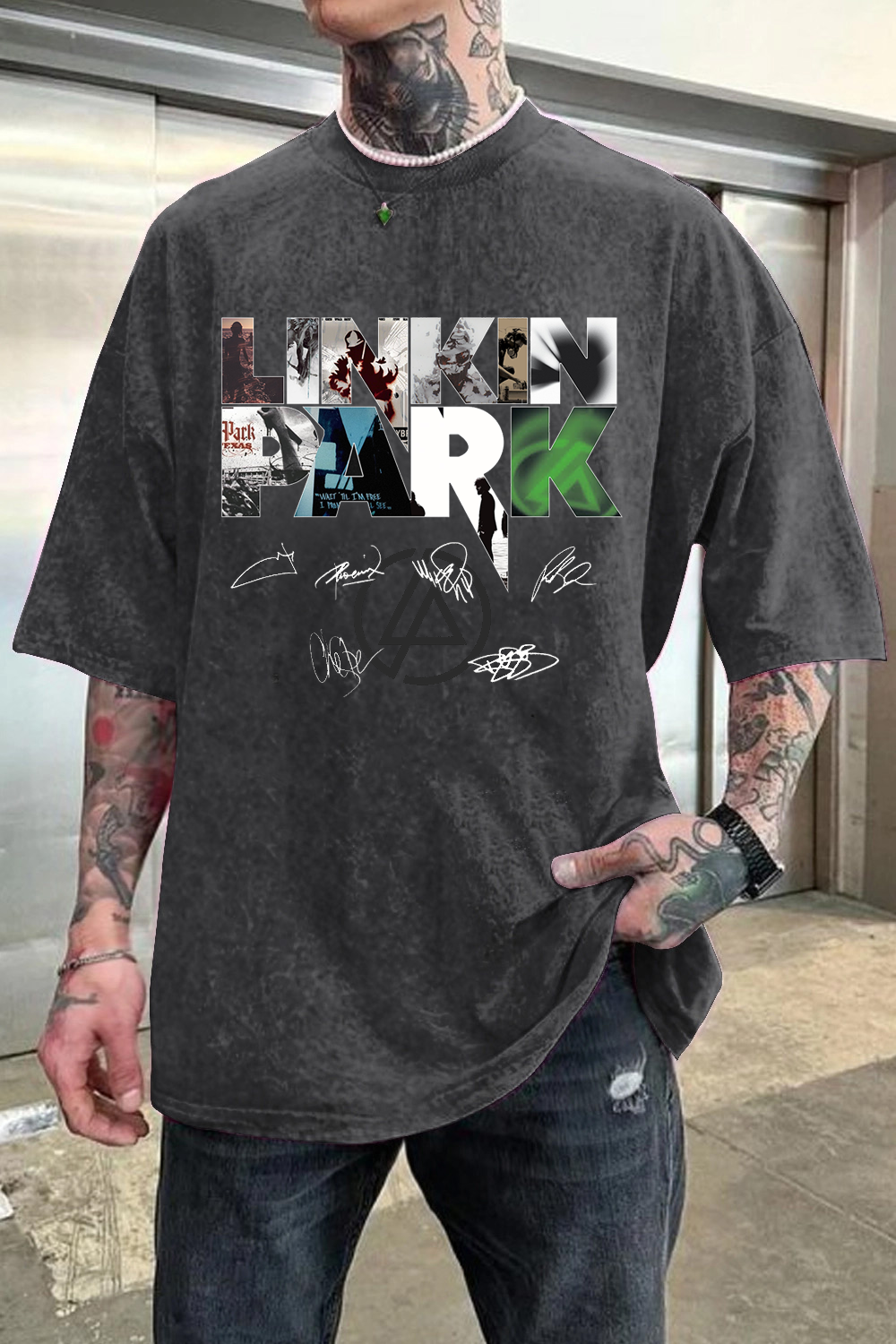 Linkinpark Albums Cotton Unisex T-shirt