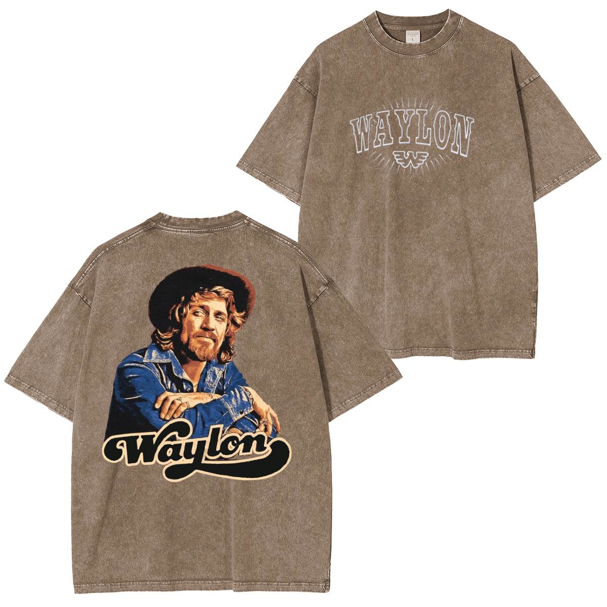 Seager x Waylon Jennings Heritage Washed Unisex T-Shirt