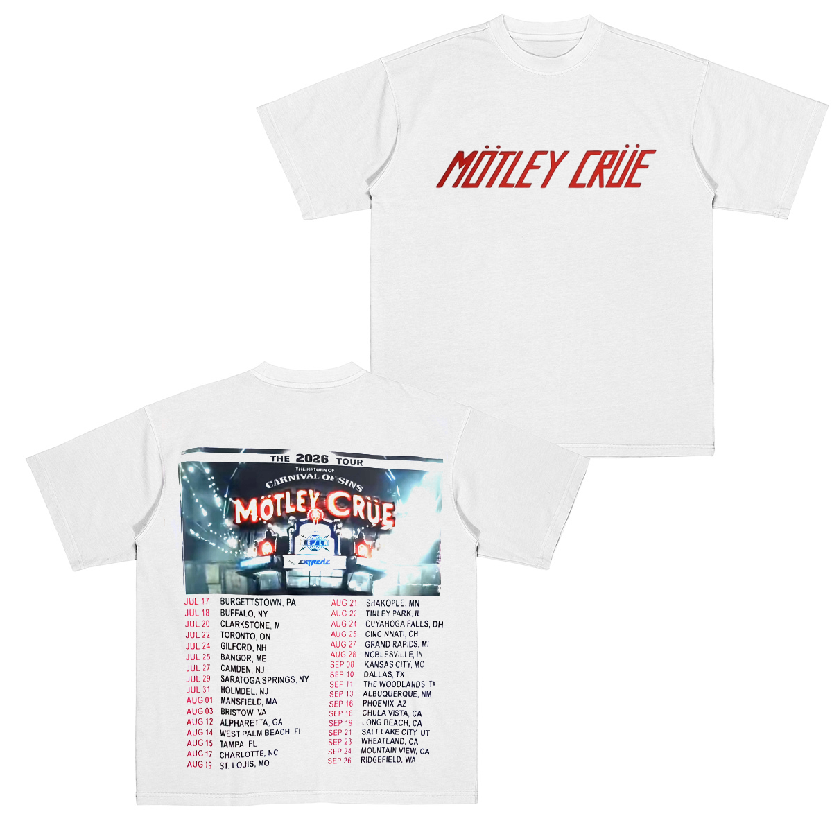 Motley Crue Cotton Unisex T-shirt