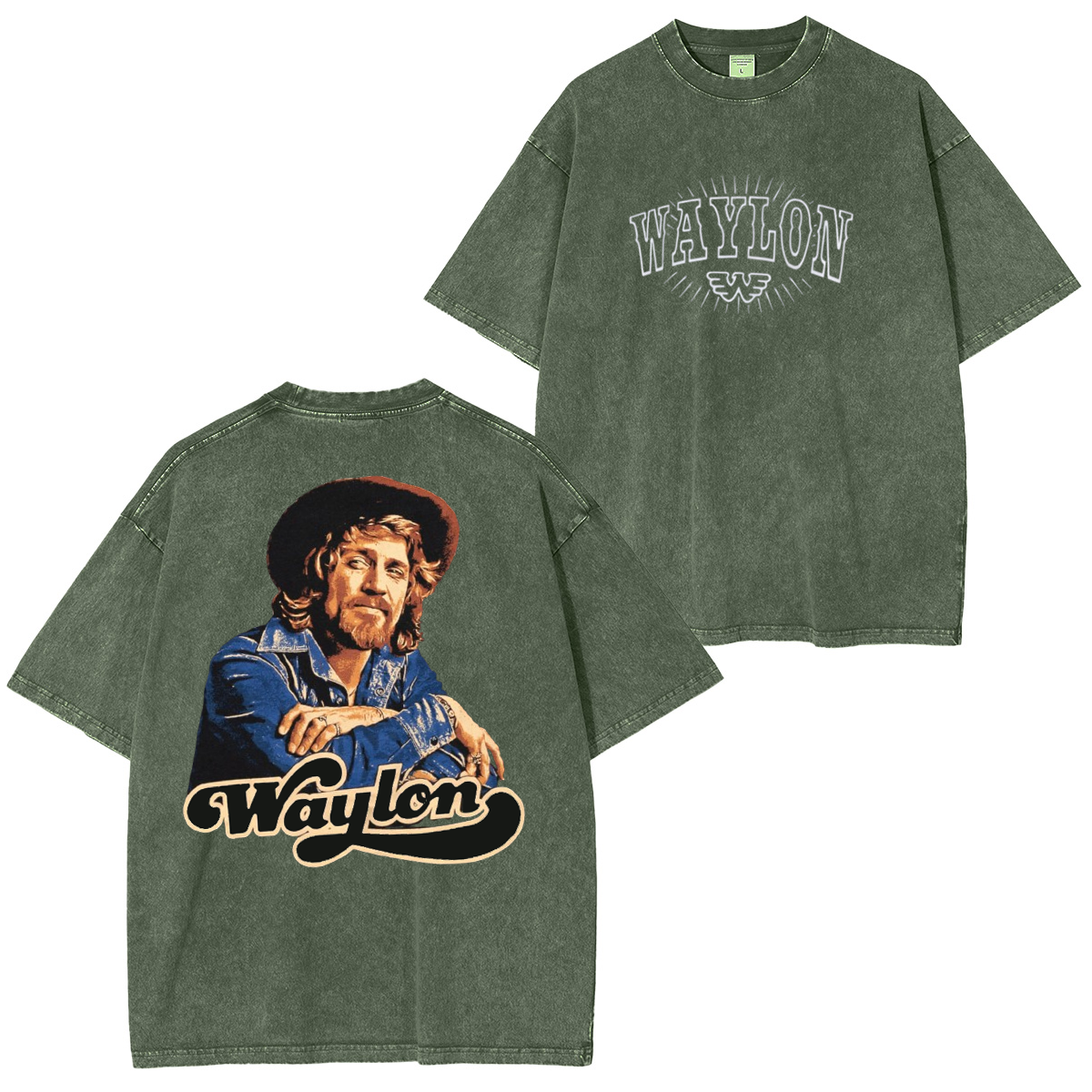 Seager x Waylon Jennings Heritage Washed Unisex T-Shirt