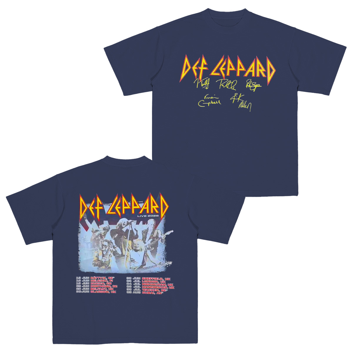 Def Leppard Cotton Unisex T-shirt