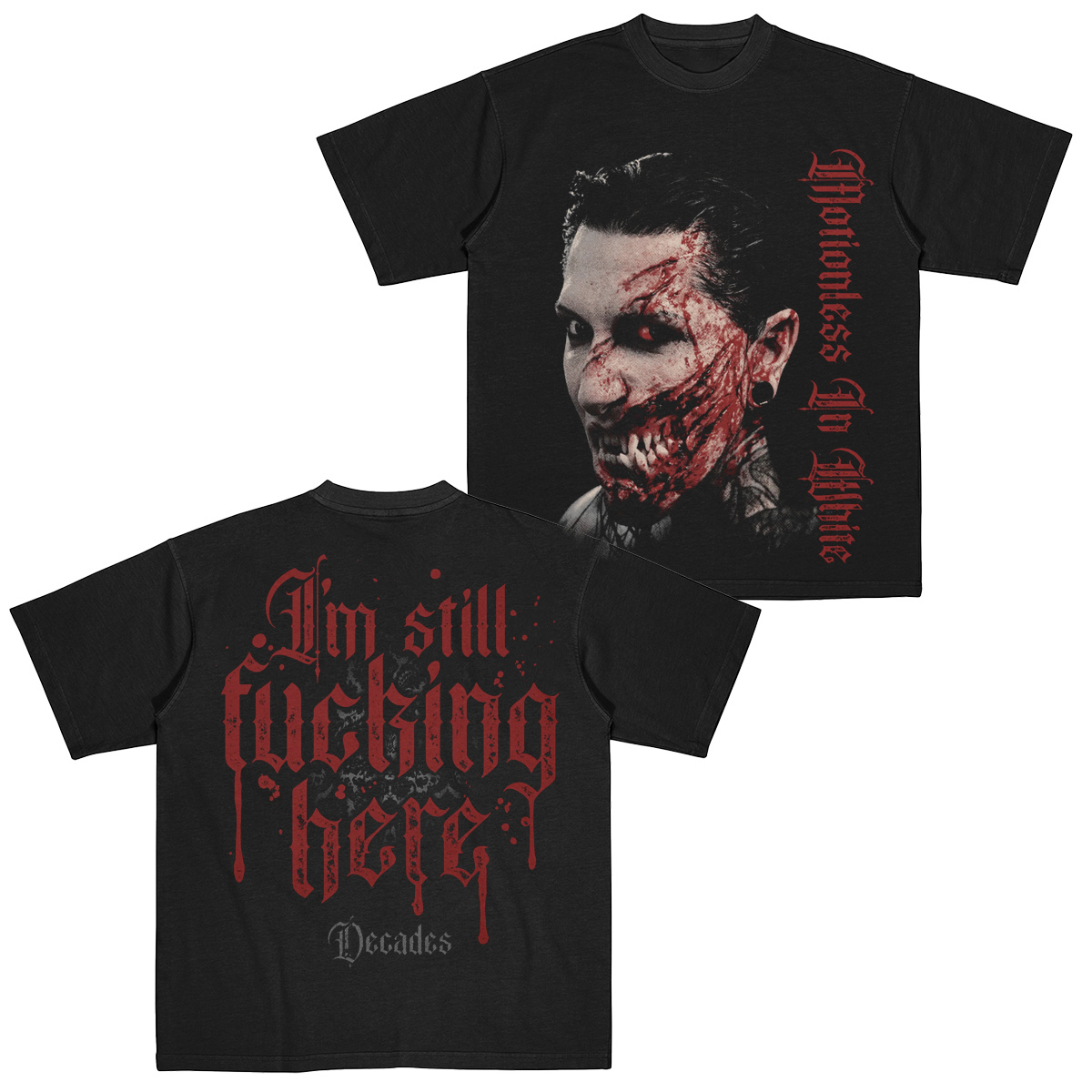 Motionless In White Tracklist Tour Dates vintage Cotton Unisex T-shirt