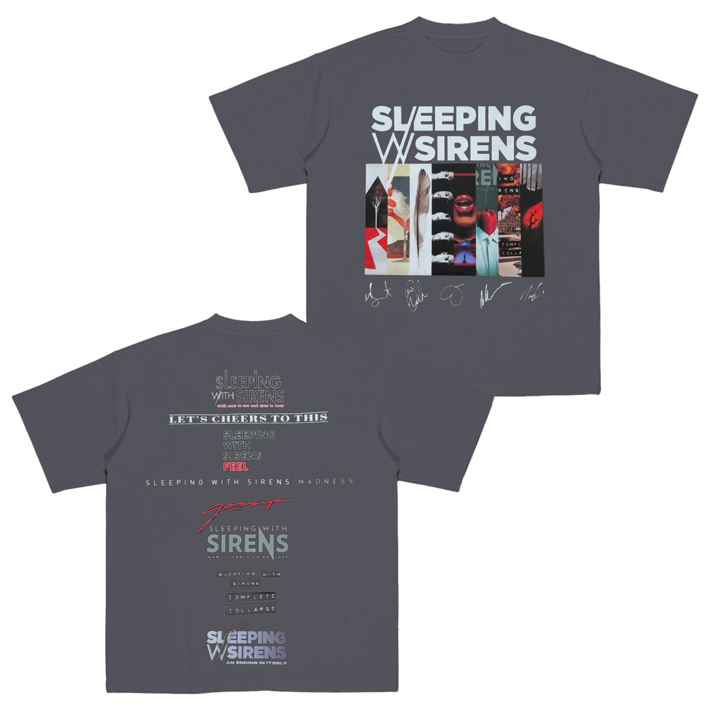 Sleeping With Sirens Cotton Unisex T-shirt