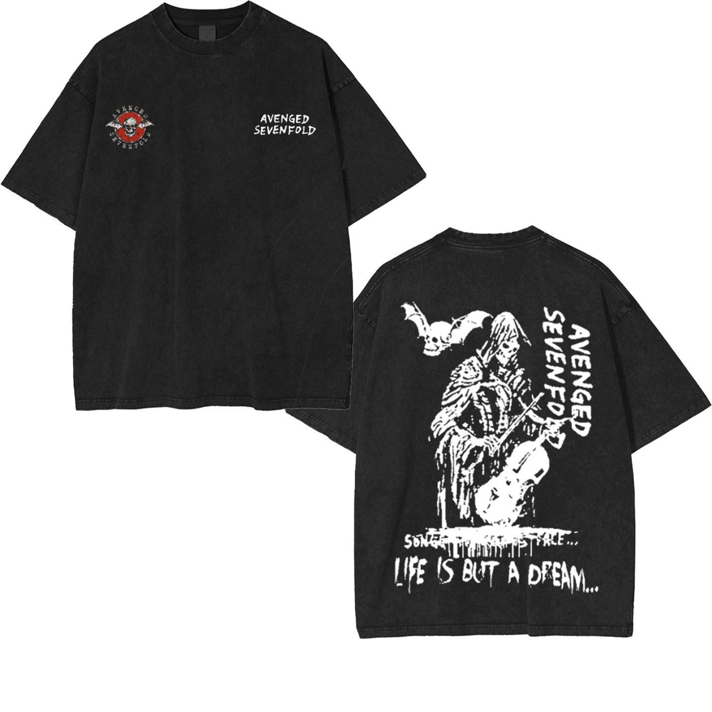 Avenged Sevenfold A7X Washed Unisex T-Shirt