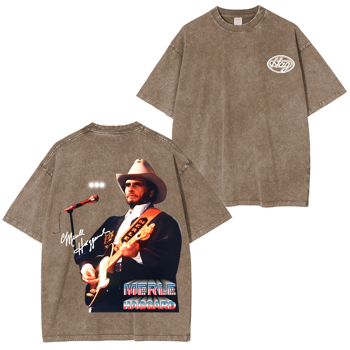 Merle Haggard Washed Unisex T-Shirt