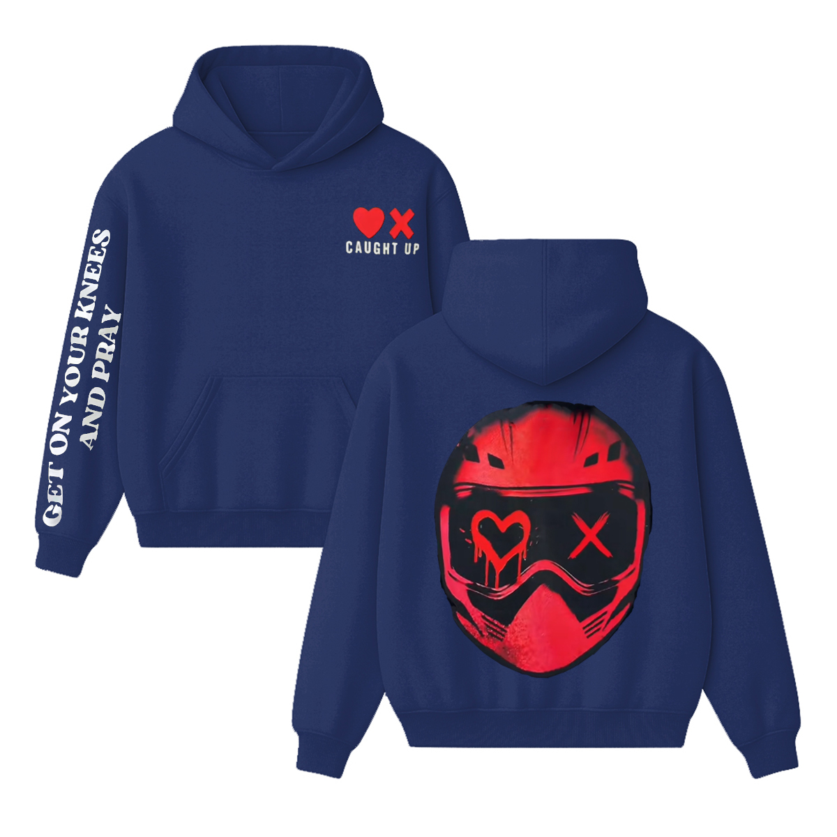 CAUGHT UP Unisex Cotton Hoodie