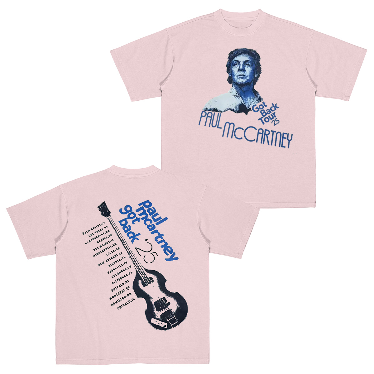 Paul McCartney Cotton Unisex T-shirt