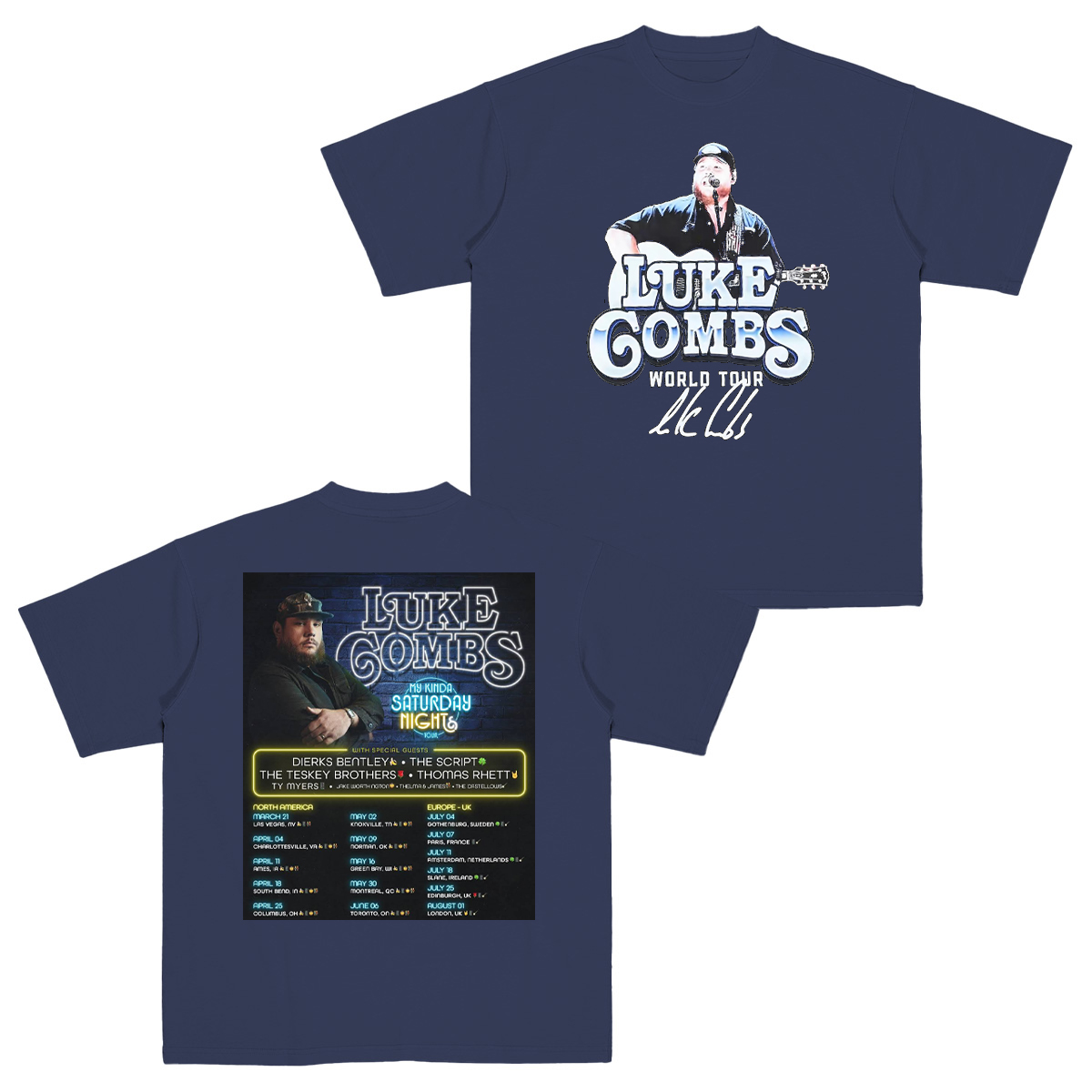 Luke Combs Cotton Unisex T-shirt