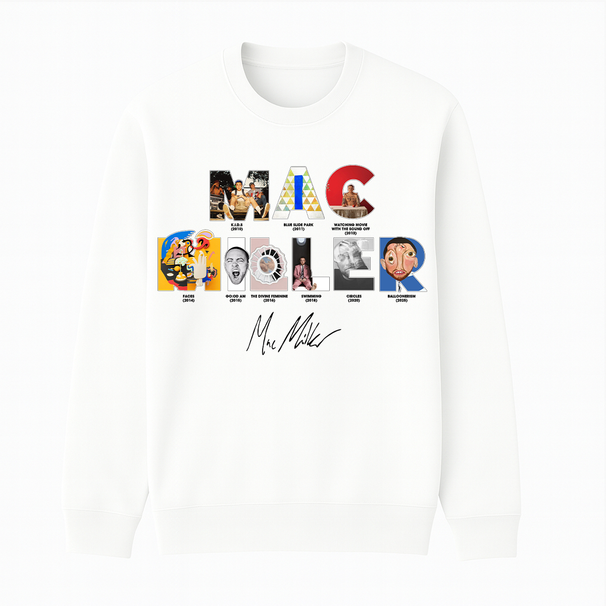 Mac Miller Unisex Cotton Creneck Sweatshirt