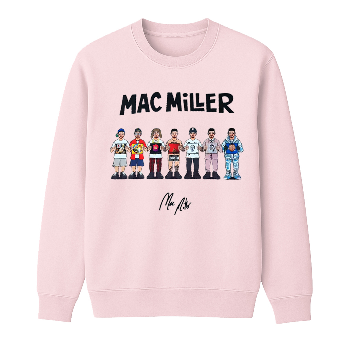 Mac Miller Unisex Cotton Creneck Sweatshirt