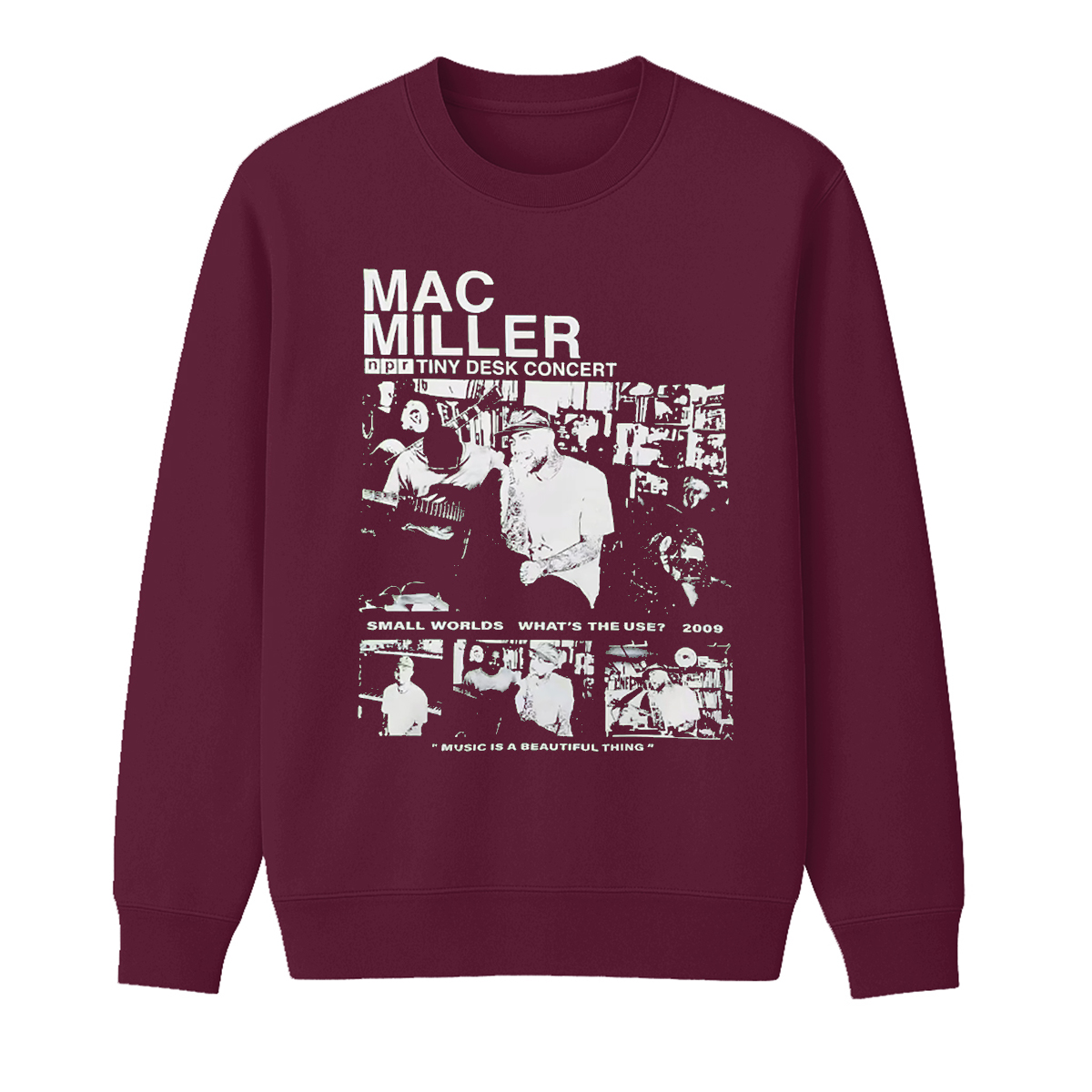 Mac Miller Unisex Cotton Creneck Sweatshirt