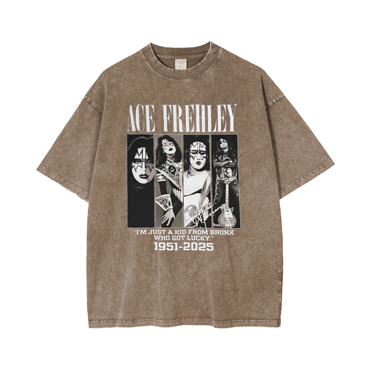 Ace Frehley Washed Unisex T-Shirt