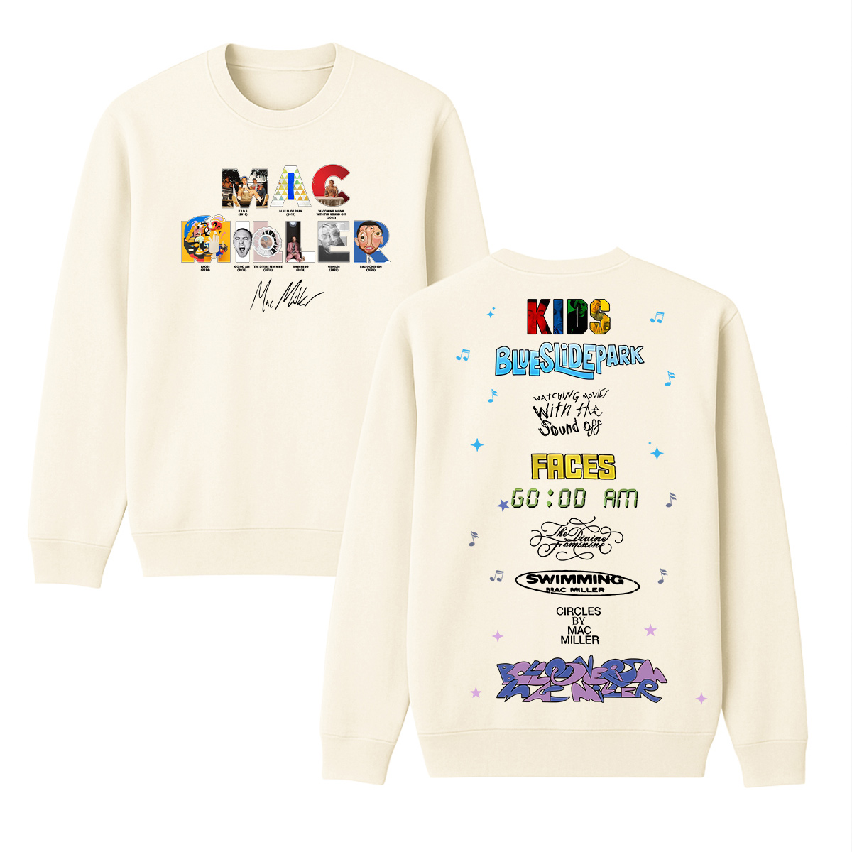 Mac Miller Unisex Cotton Creneck Sweatshirt
