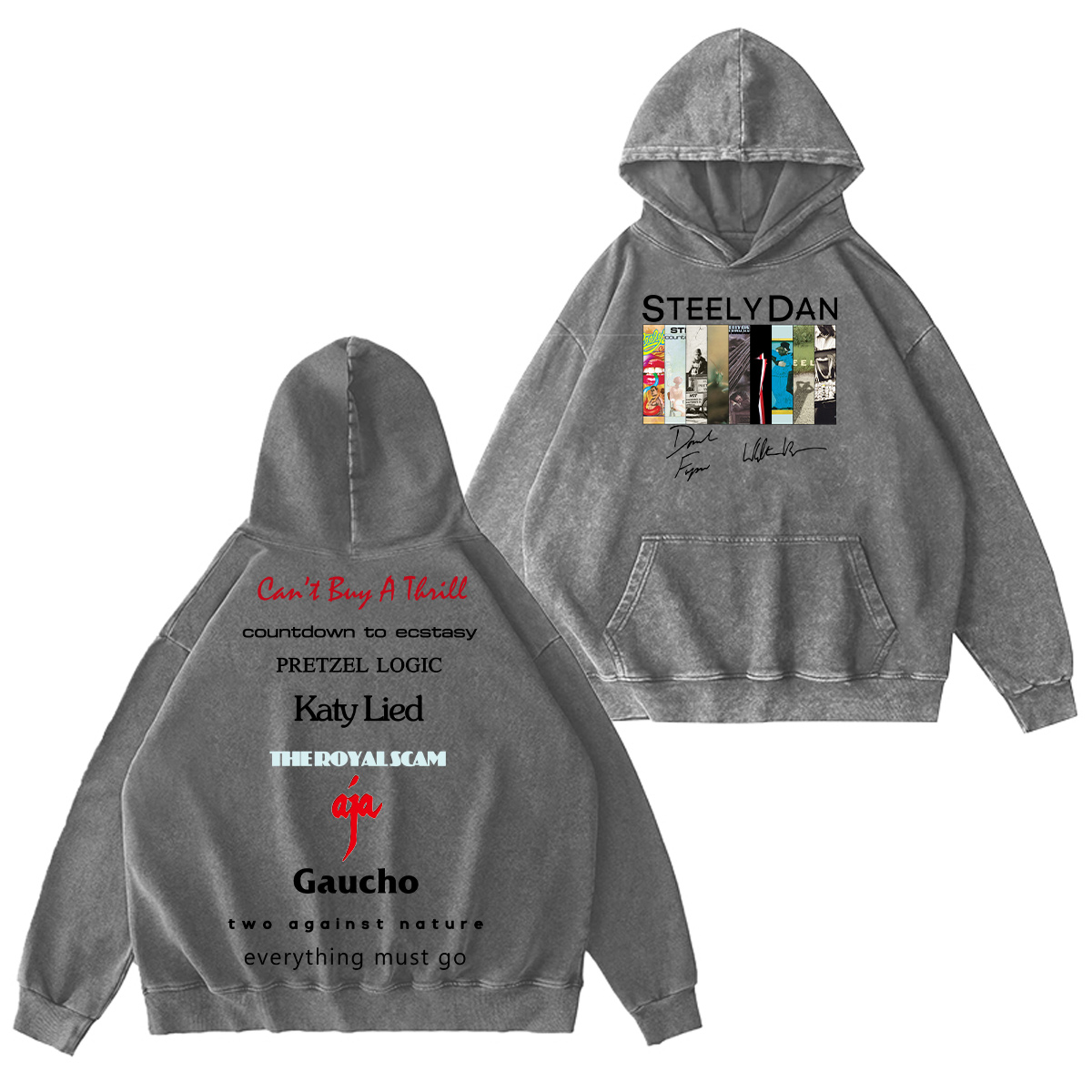 Steely Dan Washed Unisex Hoodie