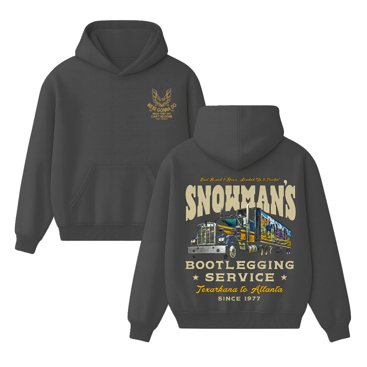 Snowman's Bootlegging Service Cotton Unisex Hoodie