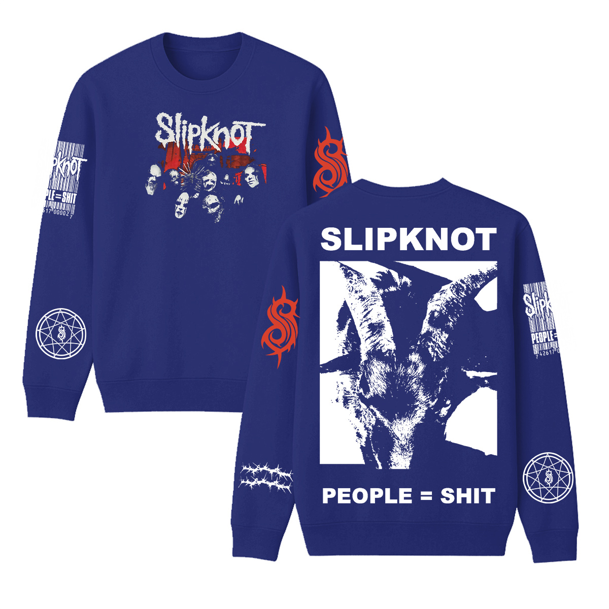 Slipknot Unisex Cotton Creneck Sweatshirt
