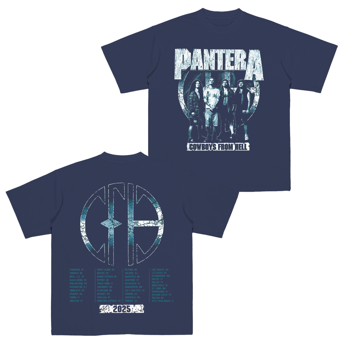 Pantera Tour Cotton Unisex T-shirt