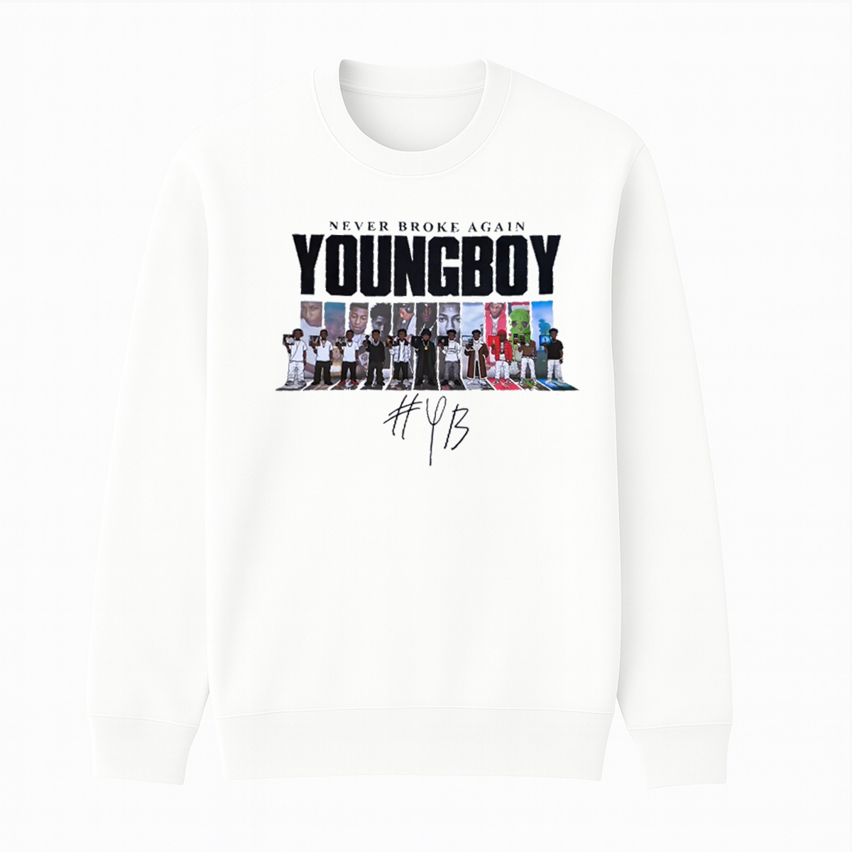 YoungBoy Unisex Cotton Creneck Sweatshirt