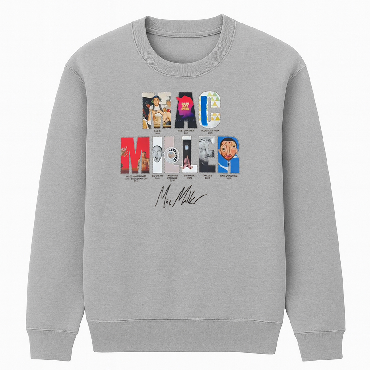 Mac Miller Unisex Cotton Creneck Sweatshirt