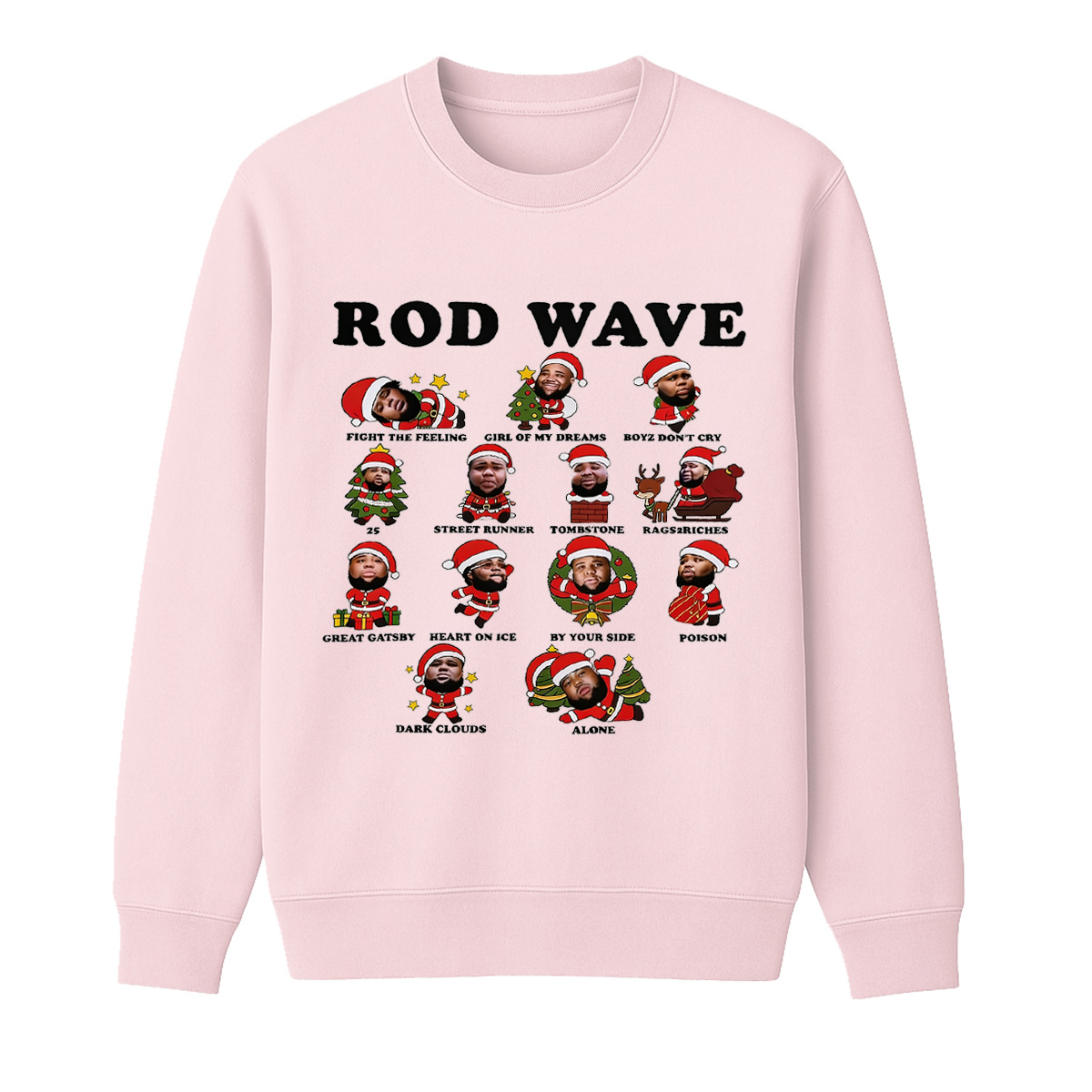 Rod Wave Unisex Cotton Creneck Sweatshirt