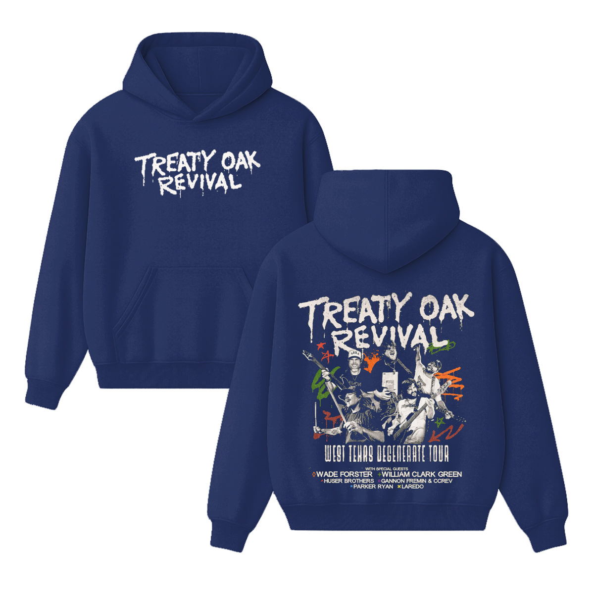 Treaty Oak Revival Cotton Unisex Hoodie