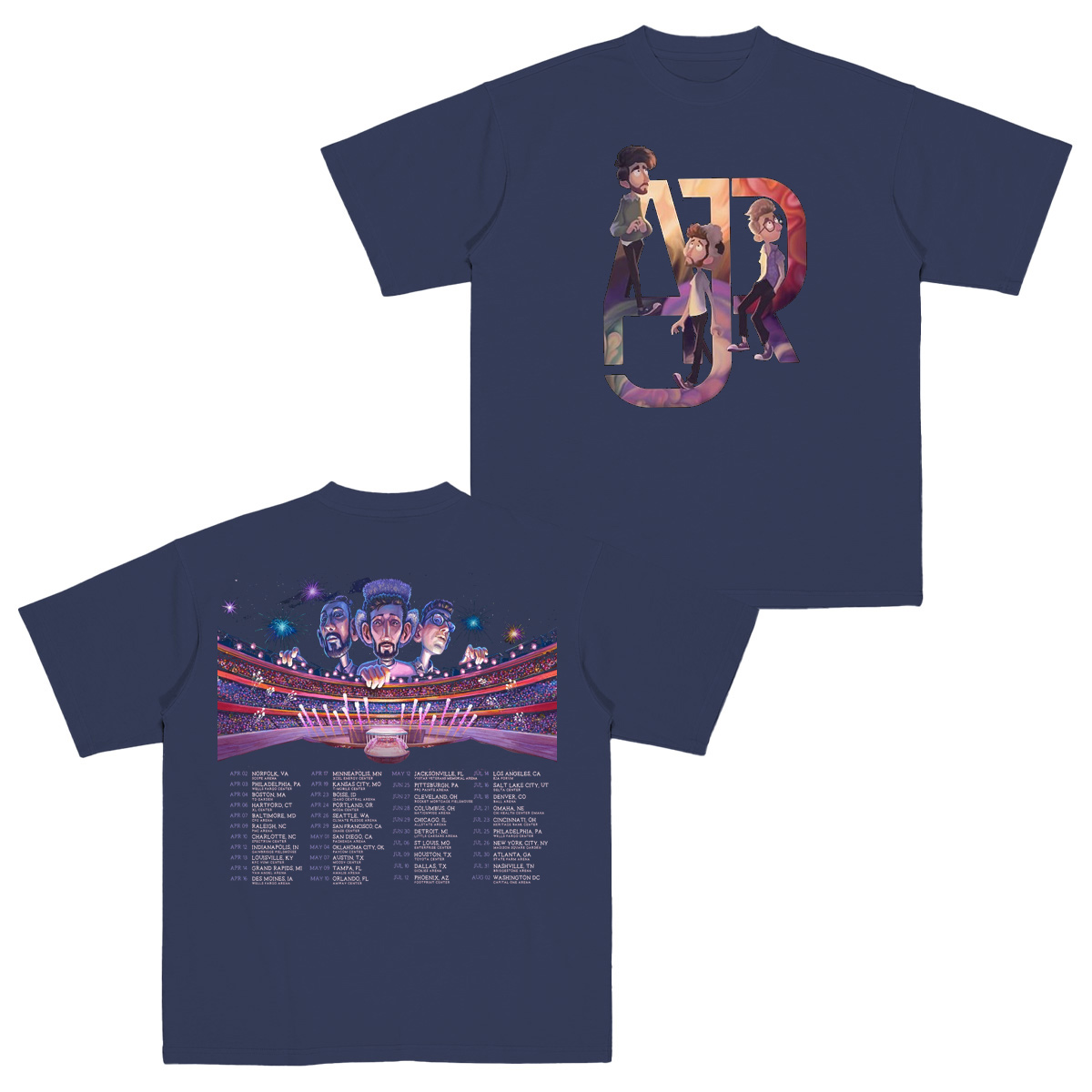 AJR 2024 Tour Cotton Unisex T-Shirt