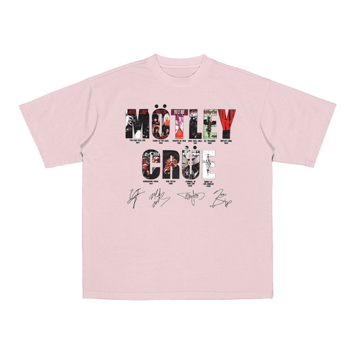 Motley Crue Cotton Unisex T-shirt