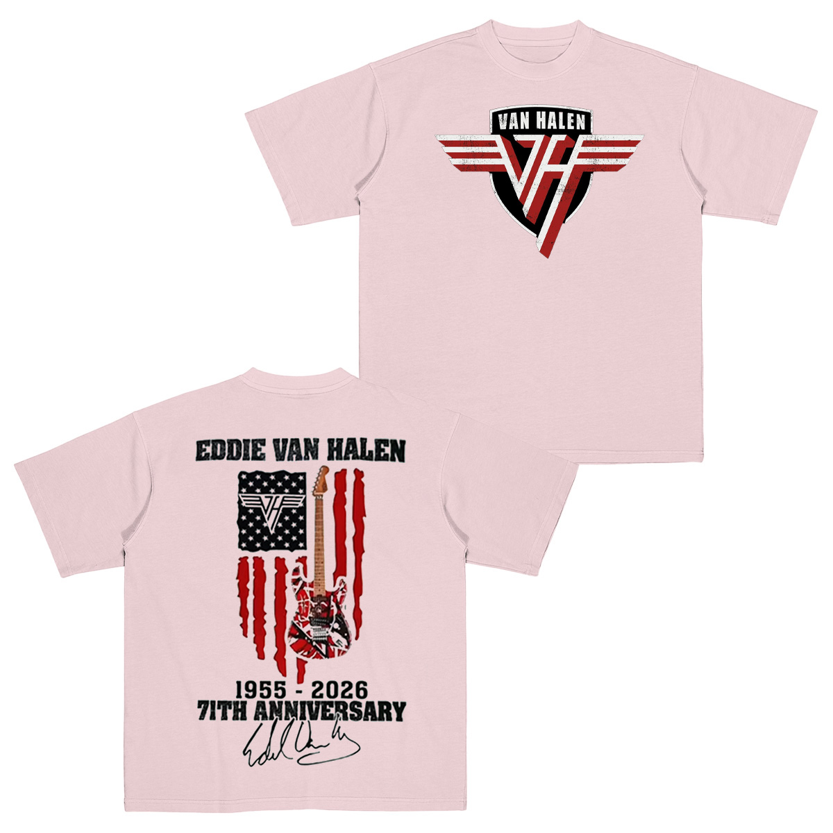 Eddie Van Halen Cotton Unisex T-shirt