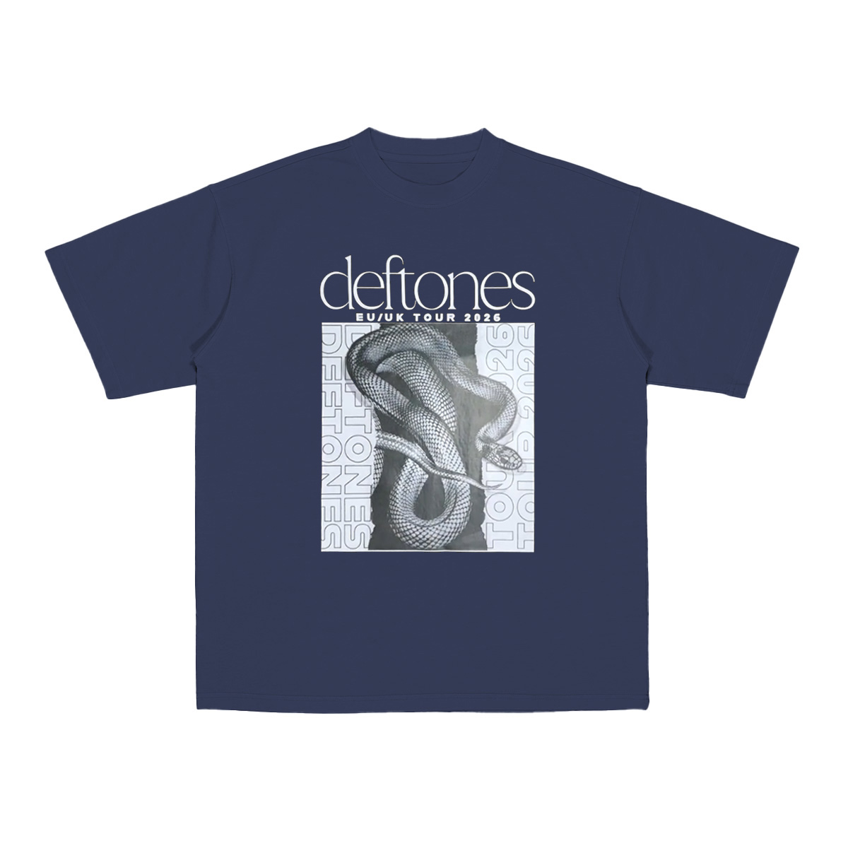 Deftones EU/UK Tour 2026 Cotton Unisex T-shirt