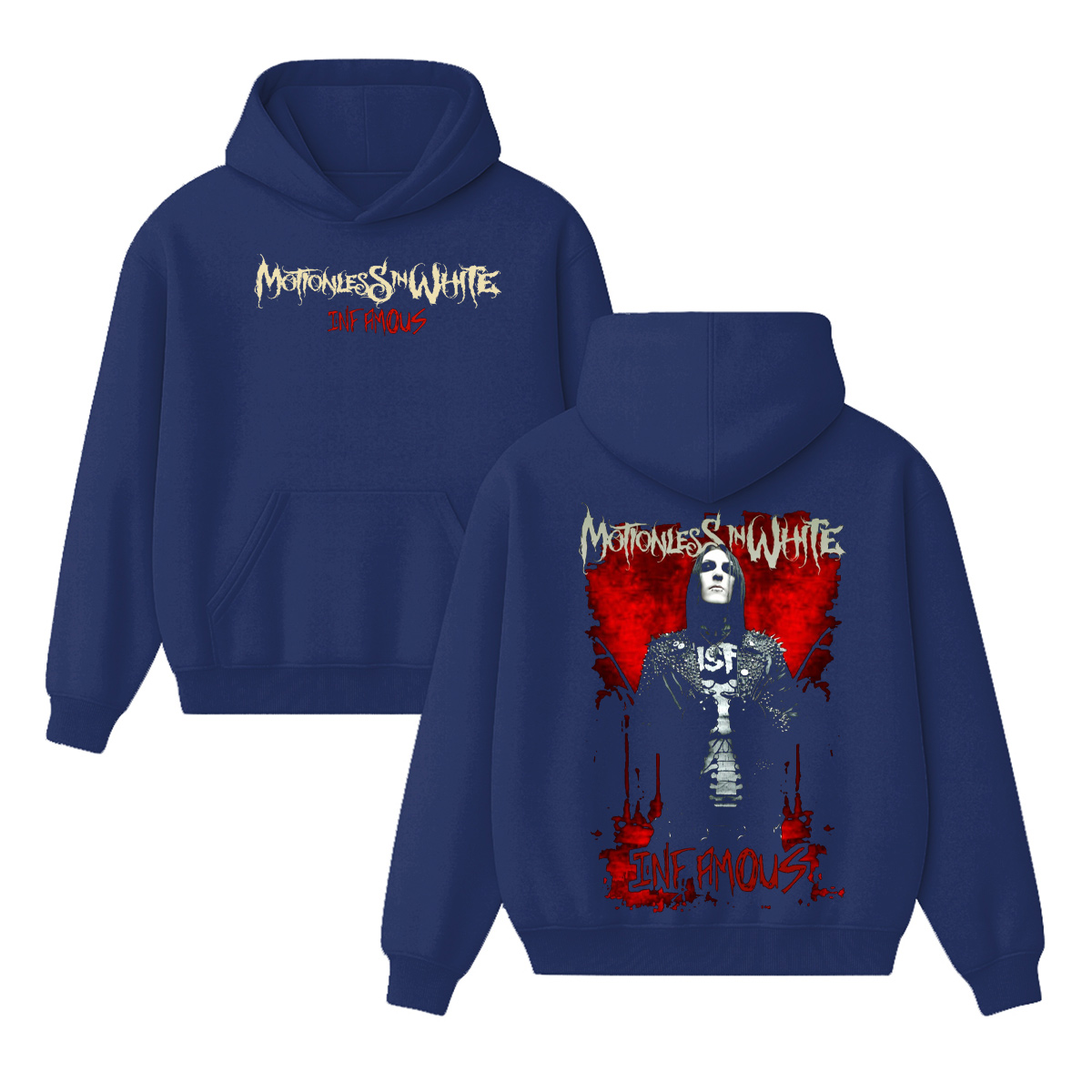 Motionless in White Unisex Cotton Hoodie