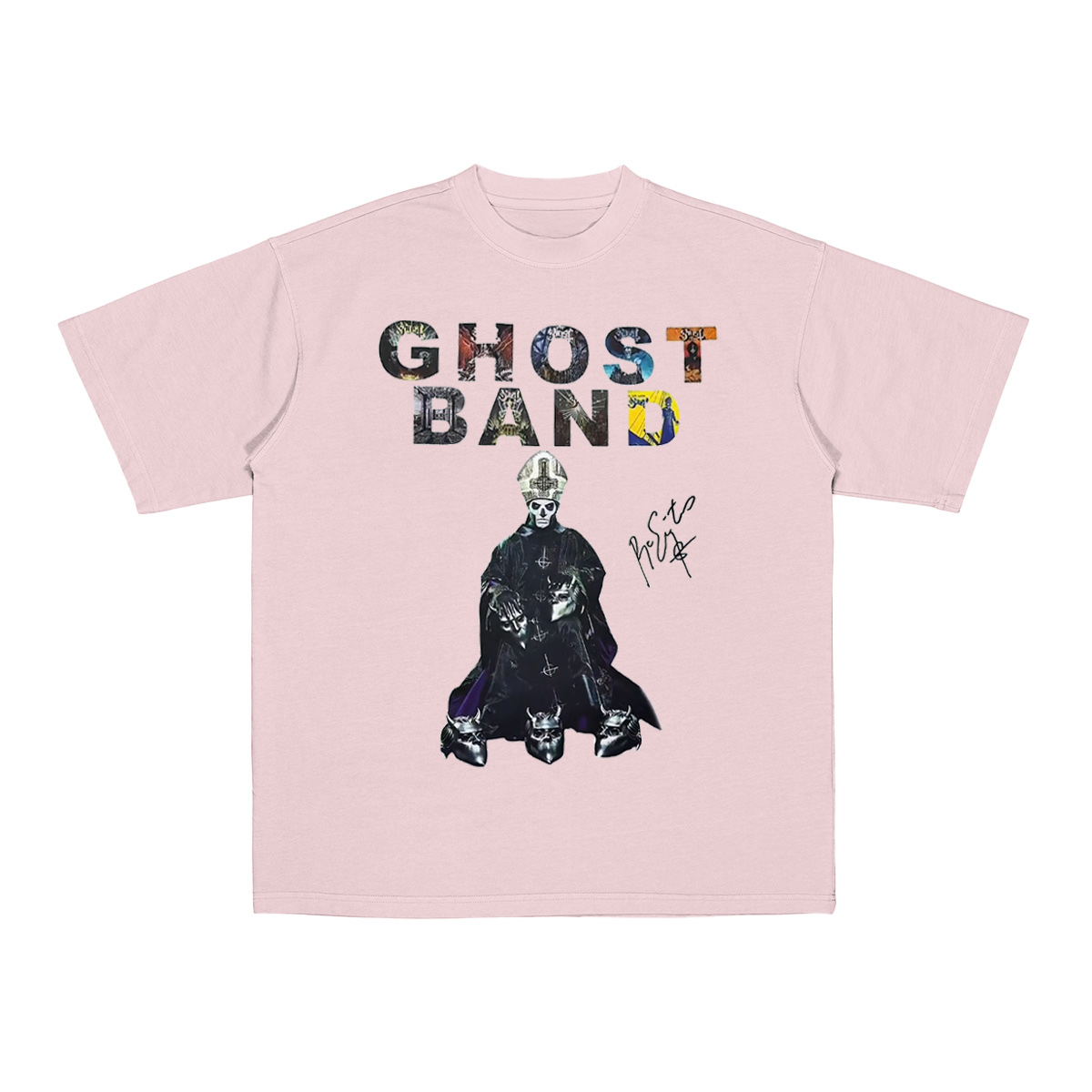 Ghost Band Cotton Unisex T-shirt