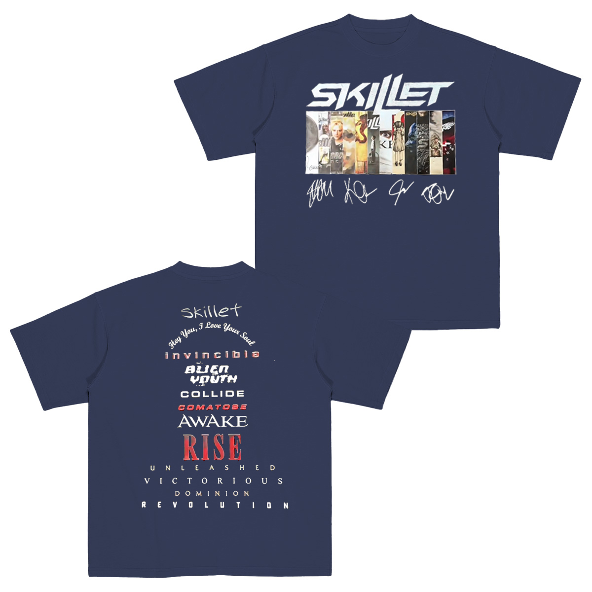 Skillet Band Cotton Unisex T-shirt
