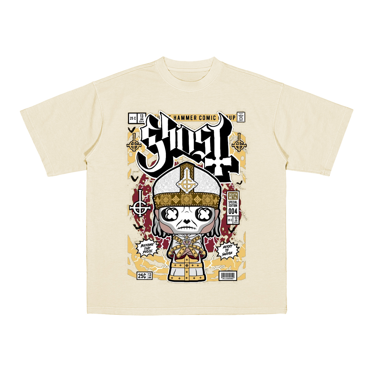 Ghost Cotton Unisex T-shirt