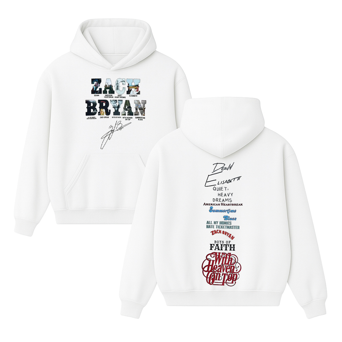 Zach Bryan Unisex Cotton Hoodie