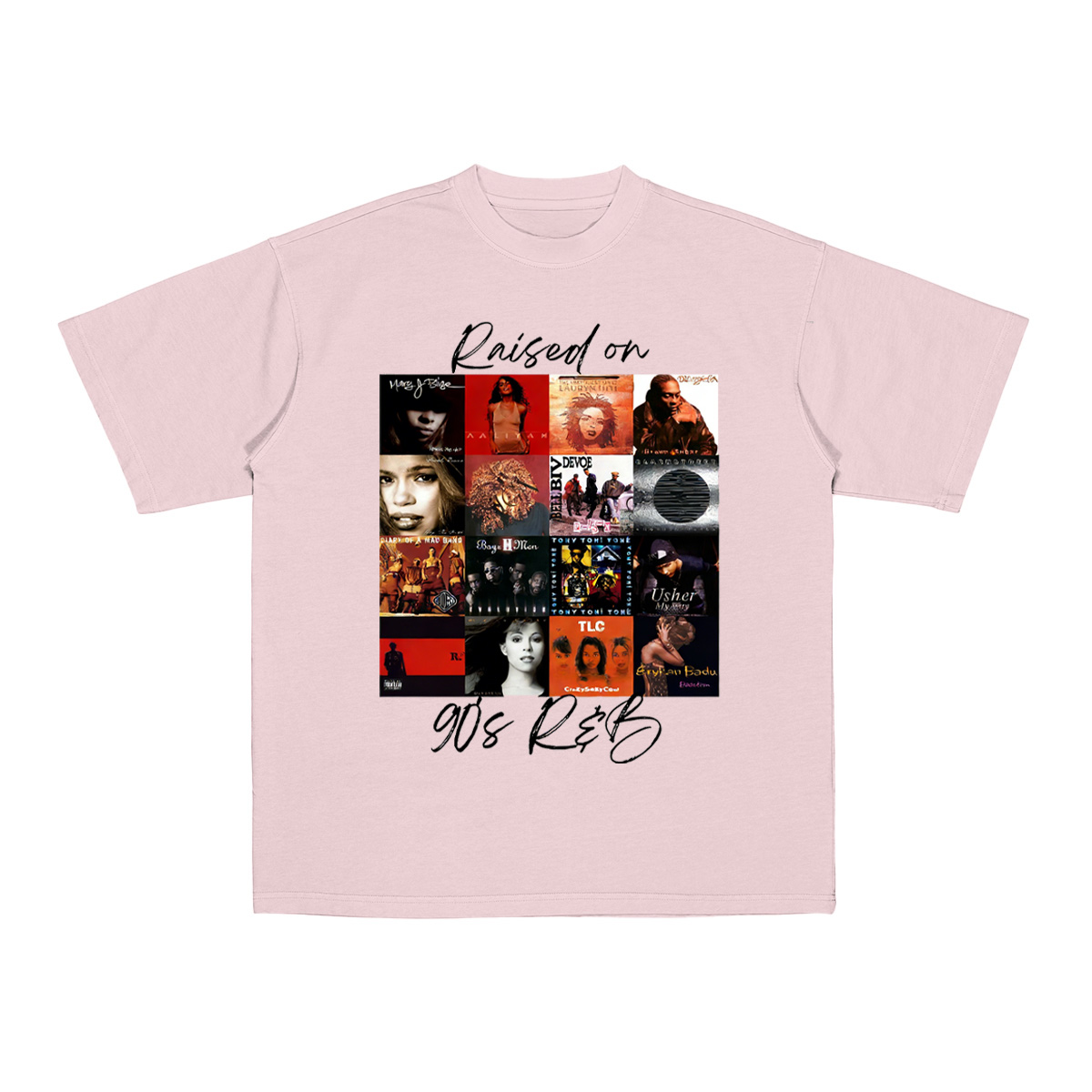 Raised on 90's R&B Cotton Unisex T-shirt