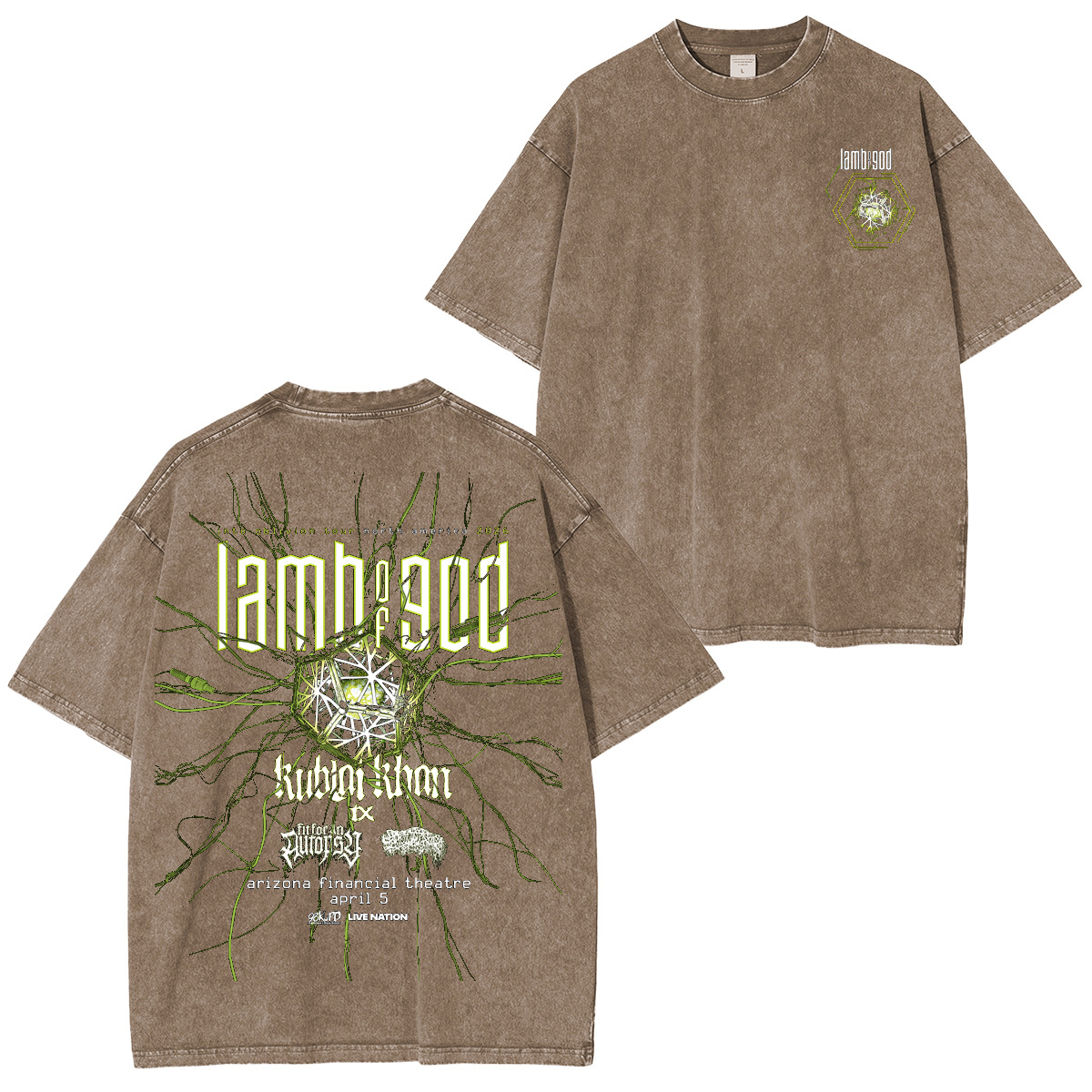 Lamb Of God America 2026 Washed Unisex T-Shirt