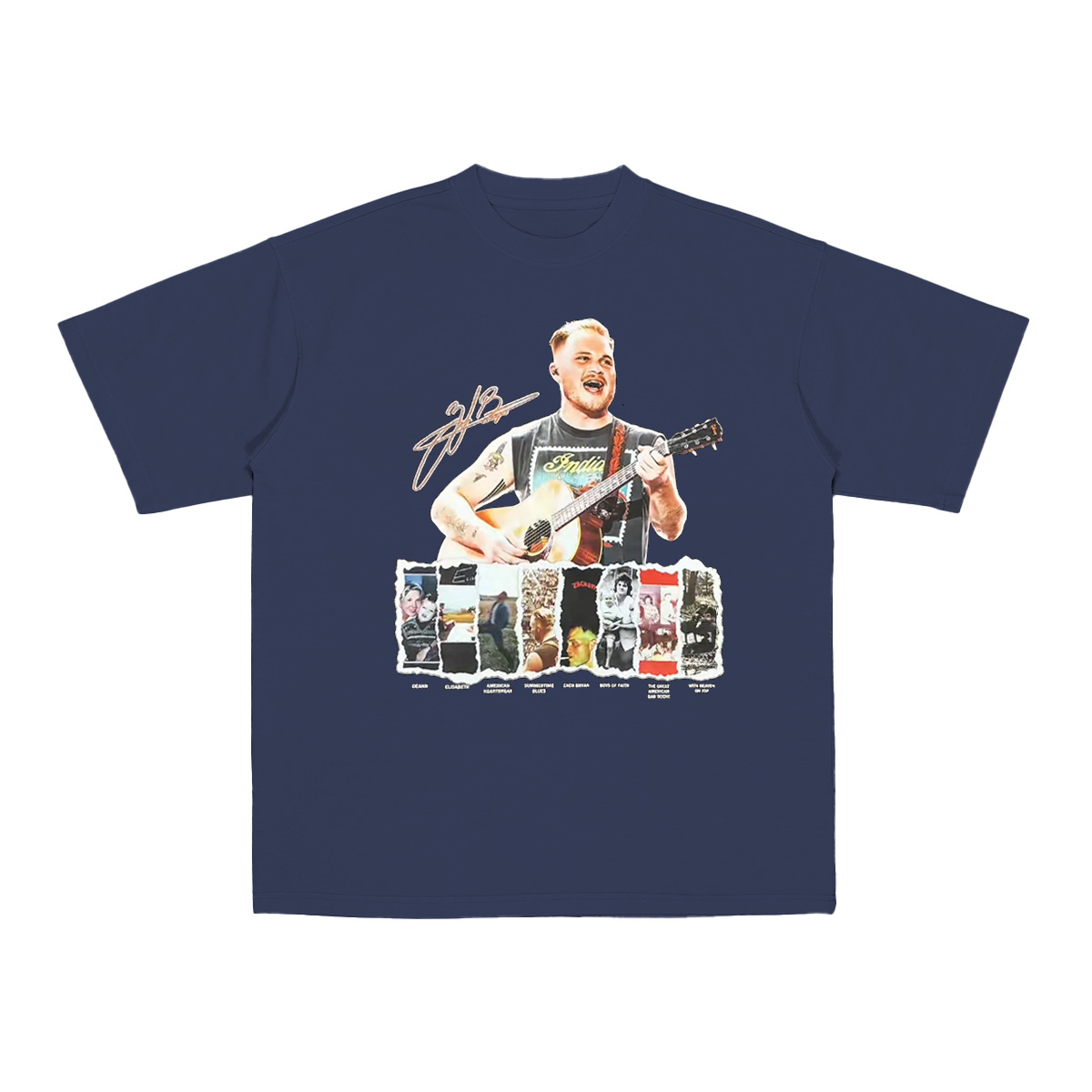 The Great American Bar Scene Zach Bryan Cotton Unisex T-shirt