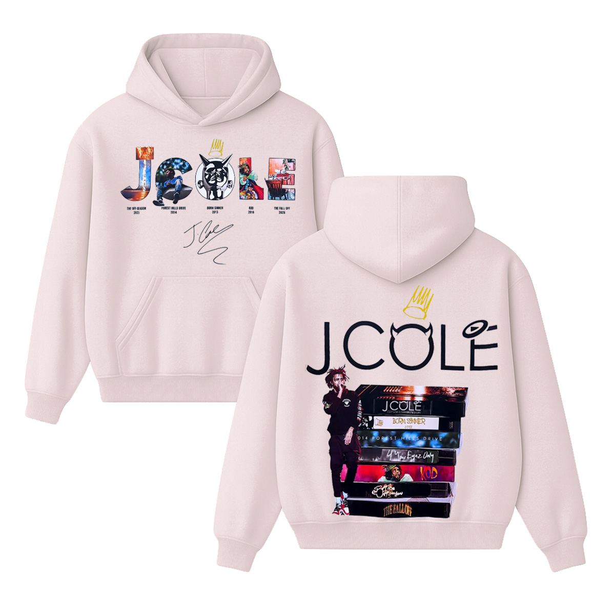 J Cole Unisex Cotton Hoodie
