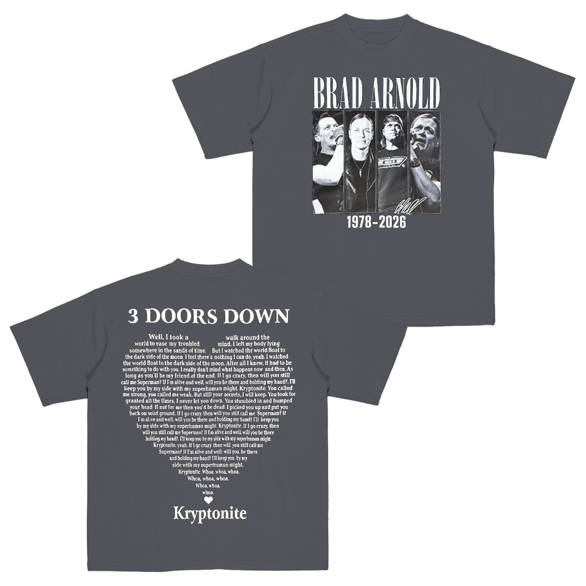 Brad Arnold 3 Doors Down Cotton Unisex T-shirt