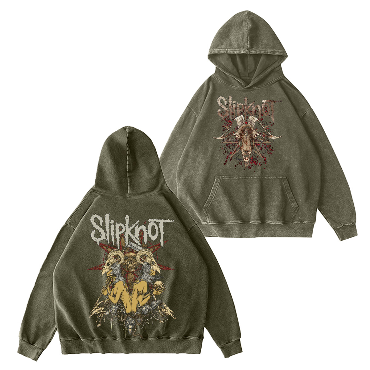 Slipknot Washed Unisex Hoodie