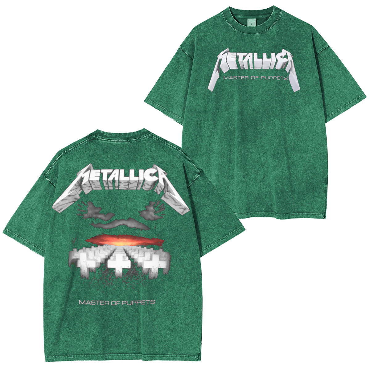 Master of Puppets Metallica Washed Unisex T-Shirt